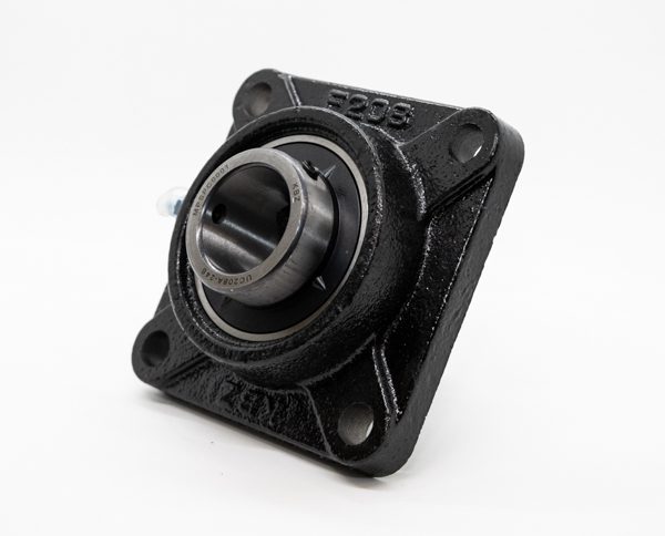 Mitoharet 2PCS UCF208-24 Flange Bearings - 1-1/2" Bore, 4-Bolt Block, Self-Aligning For Machinery & Industrial Use
