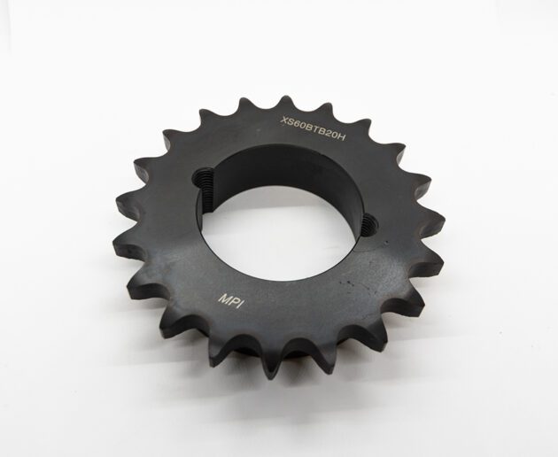 #60 Chain Sprocket – 20 Tooth Type B Hub With 1-3/8" Bore – Heat Treated