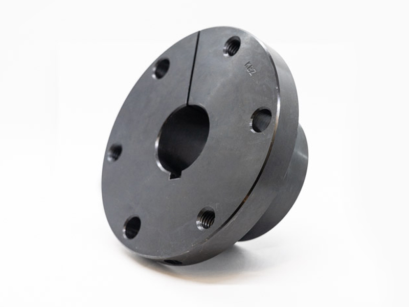 1-3/4 Bore E-Series Split Taper Bushing C1045 Steel Black Oxide Finish